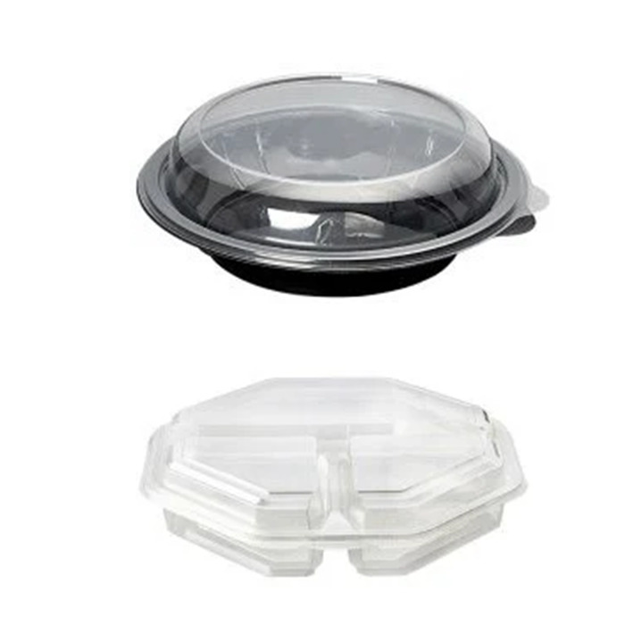 Home Salad Plastic Boxes- Disposable Salad Containers with Lids
